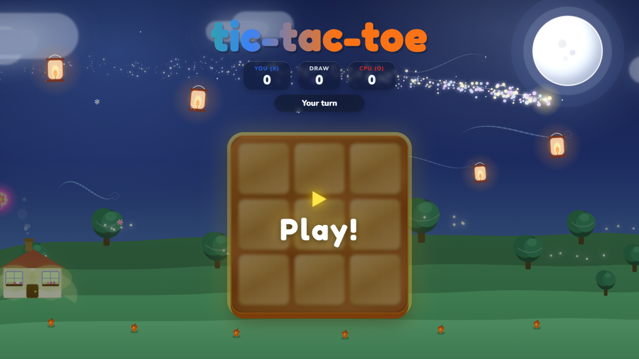 Tic-Tac-Toe Night Shift ambient loop artwork